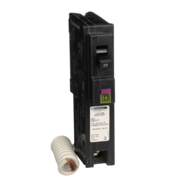 Square D Homeline HOM120DFC 20A Single-Pole 120V Dual-Function AFCI/GFCI Circuit Breaker
