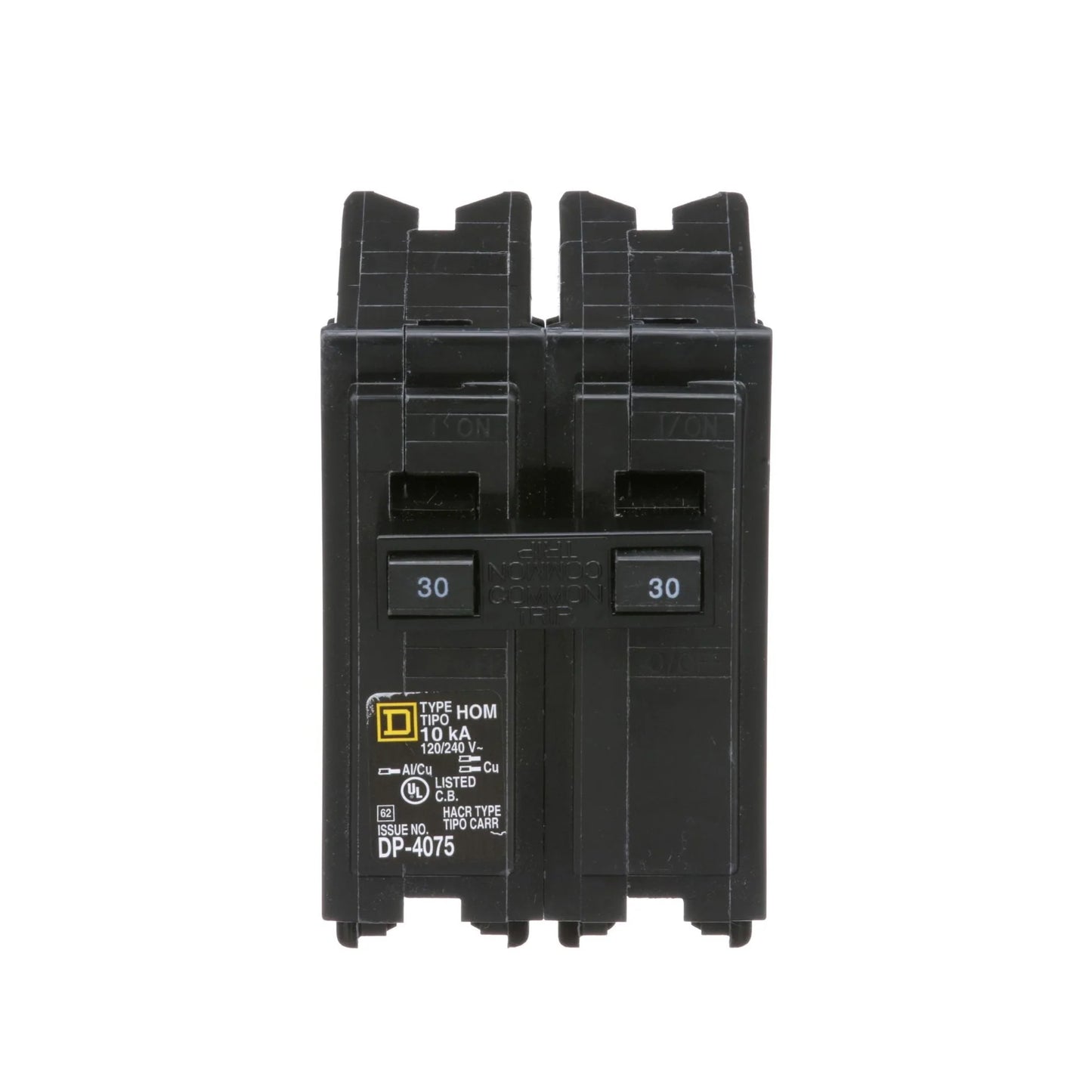 Square D Homeline HOM230 30A Double-Pole 120/240V Circuit Breaker