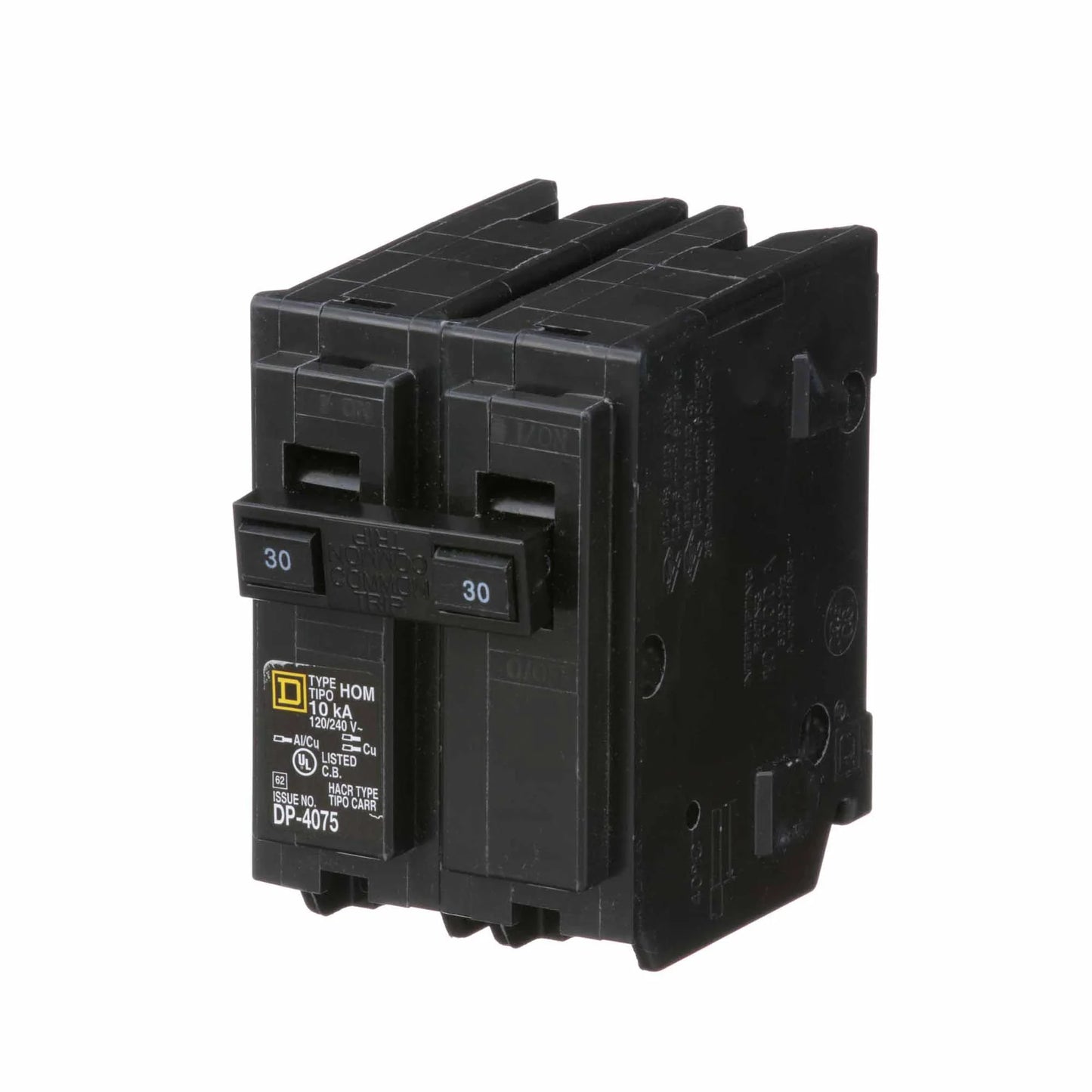 Square D Homeline HOM230 30A Double-Pole 120/240V Circuit Breaker