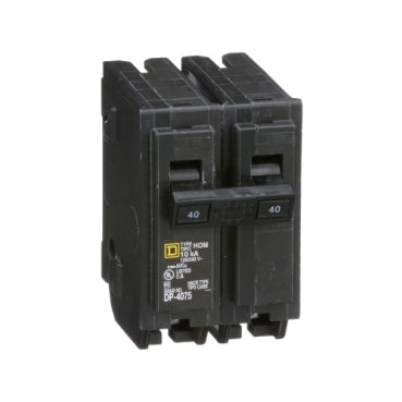 Square D Homeline HOM240 40A Double-Pole 120/240V Circuit Breaker