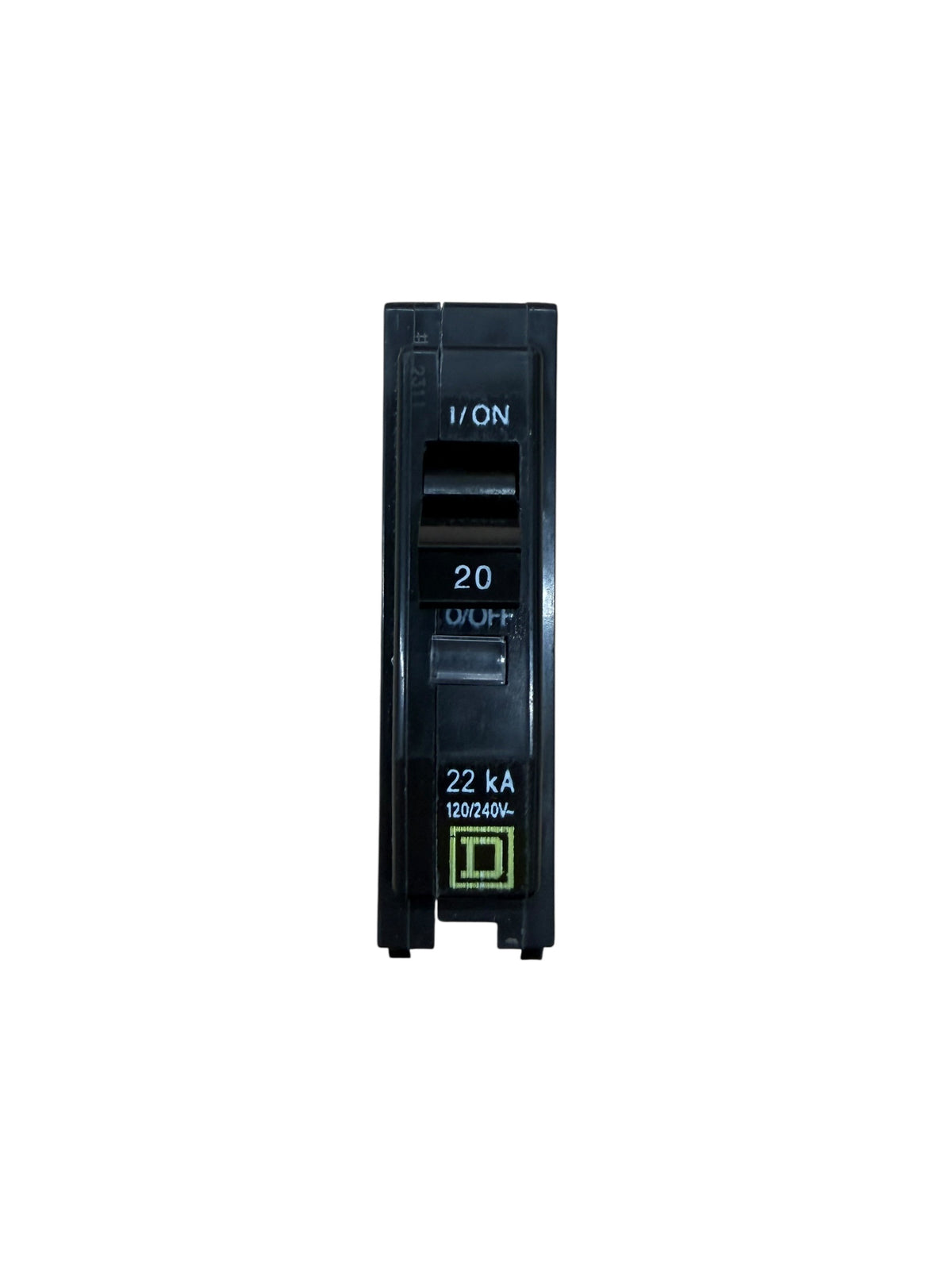 Square D QOB QOB120 20A Single-Pole 120V Bolt-On Circuit Breaker