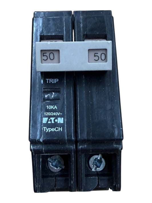 Eaton CH CHF250 50A Double-Pole Circuit Breaker