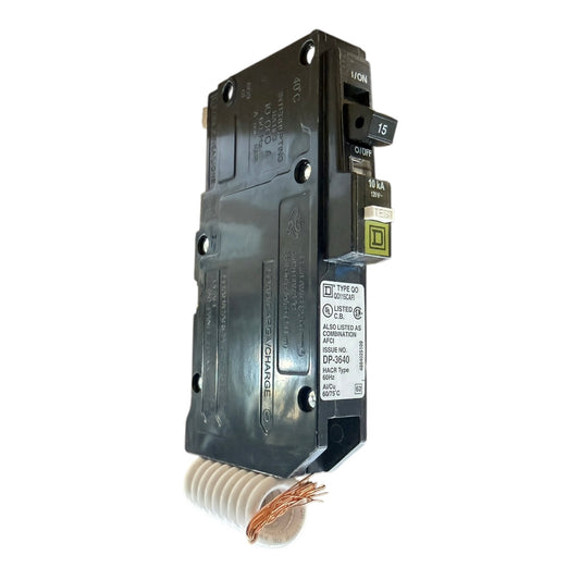 Square D QO QO115CAFI 15 Amp Single-Pole 120V AFCI Circuit Breaker
