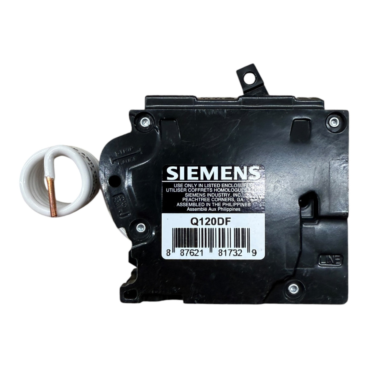 Siemens QP Q120DF 20 Amp Single-Pole 120V Dual-Function AFCI/GFCI Circuit Breaker (10 Pack)