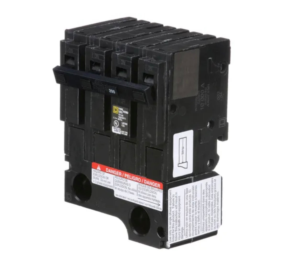Square D Homeline HOM2200BB 200A Double-Pole 120/240V Circuit Breaker