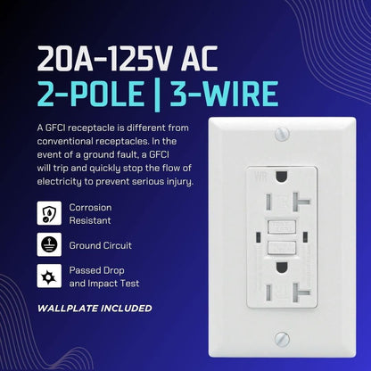AH Lighting, UL 943, Standard Decorative Outlet (10 Pack)
