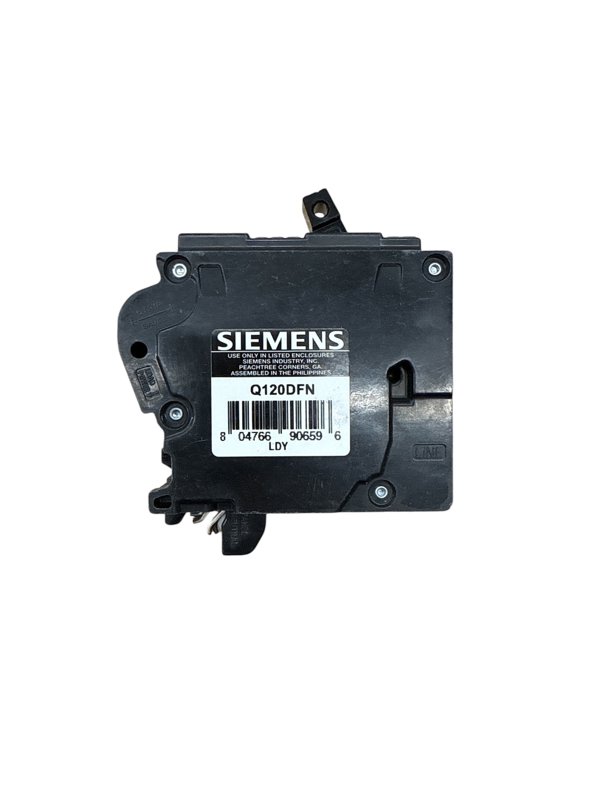 Siemens QP Q120DFN 20A Single-Pole 120V Dual-Function AFCI/GFCI Circuit Breaker