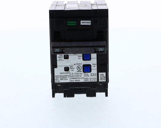 Siemens QP Q220AFCN 20 Amp Double-Pole 120/240V Circuit Breaker