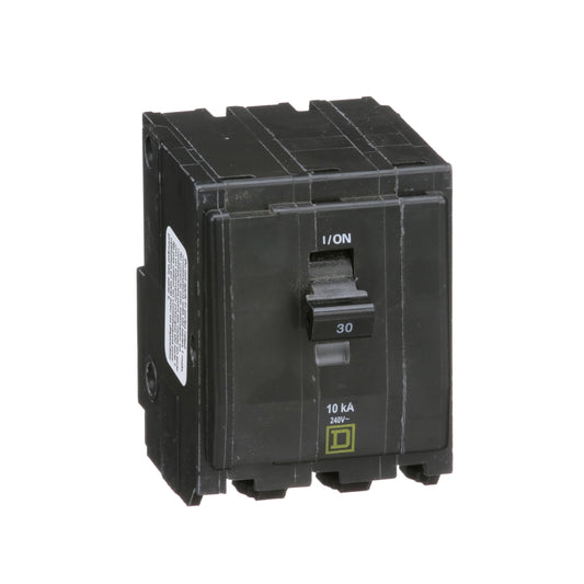 Square D, QO330, Plug-In Mount Circuit Breaker 3-Pole 30 Amp 240 Volt AC