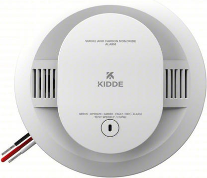 Kidde CUACFEX 120V Hardwired Smoke and Carbon Monoxide Alarm with AA Battery Backup