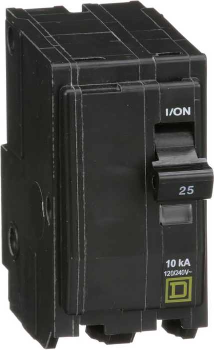 Square D QO QO225 25A Double-Pole 120/240V Circuit Breaker