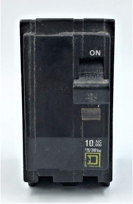 Square D QO QO225 25A Double-Pole 120/240V Circuit Breaker