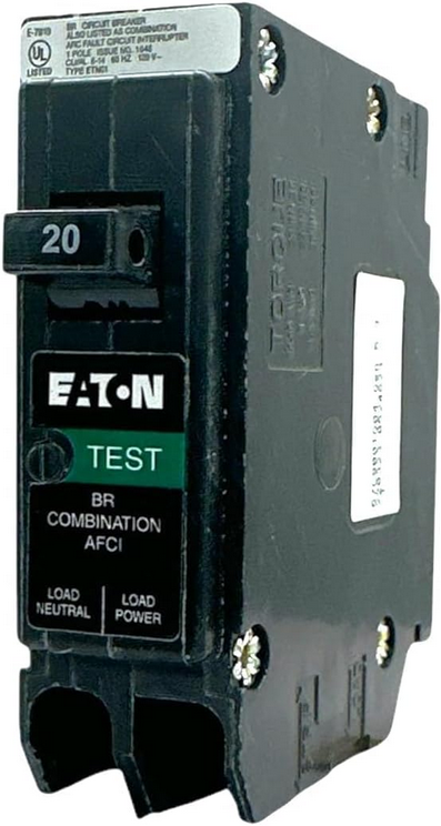 Eaton BR BRP120AF 20A Single-Pole 120V AFCI Circuit Breaker