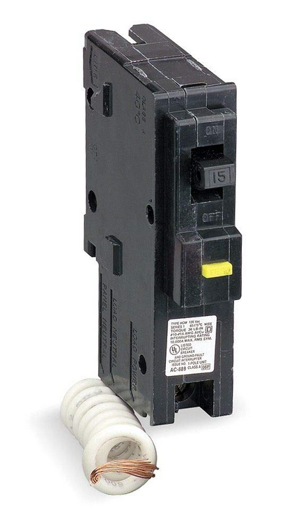 Square D HOM HOM115GFI 15A Single-Pole 120V GFCI Circuit Breaker