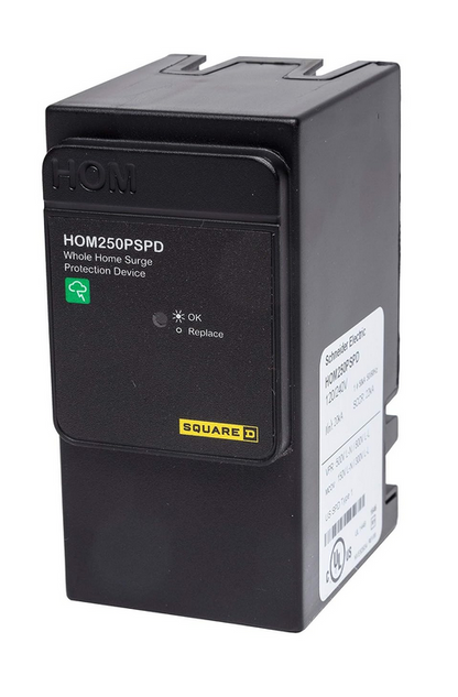 Square D Homeline HOM250PSPD 50kA Whole House Surge Protector 120/240V Plug-On Neutral