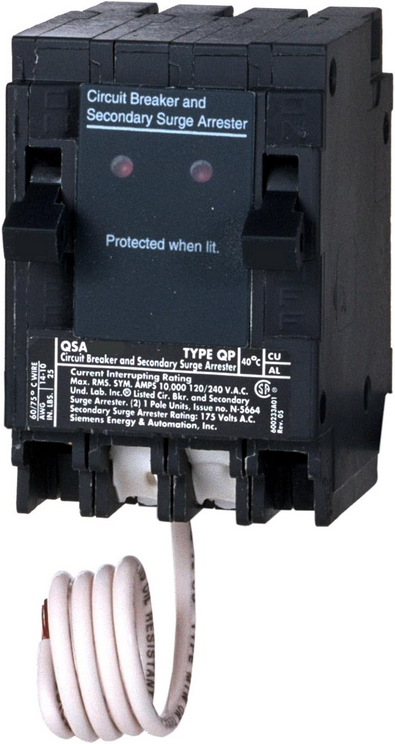 Siemens QSA QSA1515SPD 15-Amp Surge Protection Device