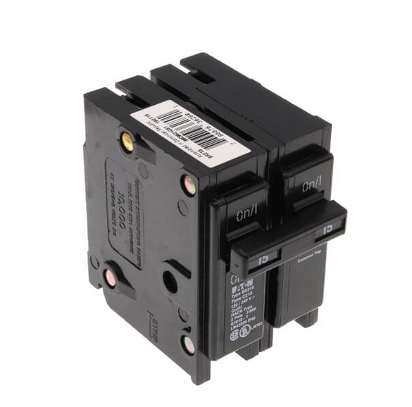 Eaton BR BR215 15A Double-Pole 120/240V Circuit Breaker