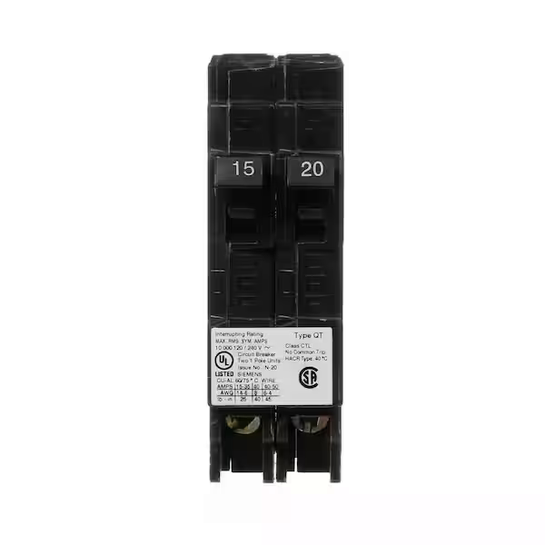 Siemens QP Q1520 520A Single-Pole 120V Circuit Breaker