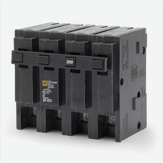 Square D Homeline HOM2200 200A Double-Pole 120/240V Circuit Breaker