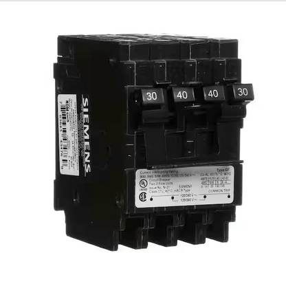 Siemens, Q23040CT2, 30-40A, Quad, Circuit Breaker