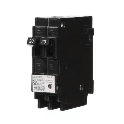 Siemens, Q2020nc, 20A, Double-pole, Circuit Breaker