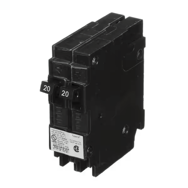 Siemens, Q2020nc, 20A, Double-pole, Circuit Breaker