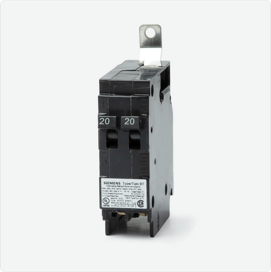 Siemens, B2020, 20-Amp, 2-1 Pole, 240V