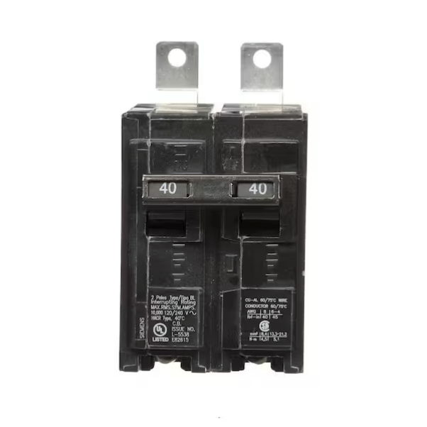 Siemens, B240, 40-Amp, Double-Pole, 240V