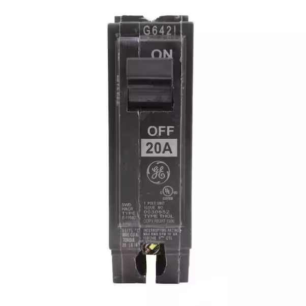 ABB Q-Line® THQL120, 20A, Single-Pole 120V