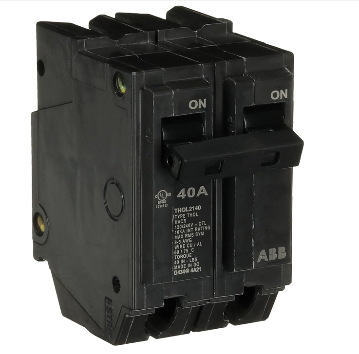 ABB Q-Line® THQL2140, 40A, Double-Pole 120V