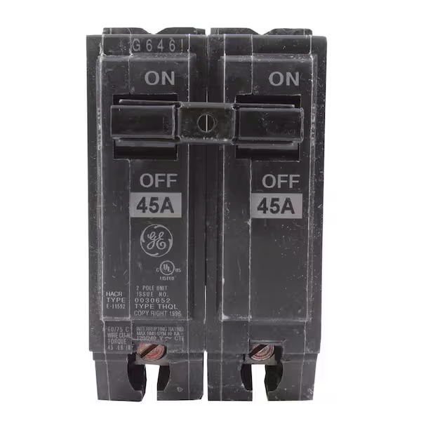 ABB Q-Line® THQL2145, 45A, Double-Pole 120V