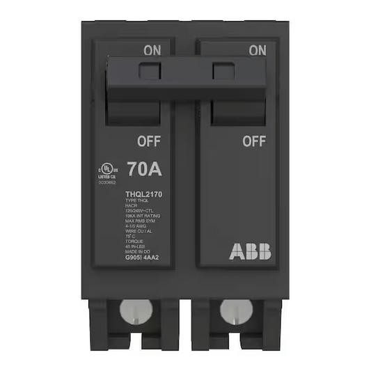 ABB Q-Line® THQL2170, 70A, Double-Pole 120V