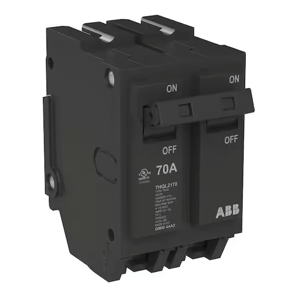 ABB Q-Line® THQL2170, 70A, Double-Pole 120V