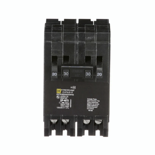 Square D Homeline HOMT2020230CP, Quad, Circuit Breaker