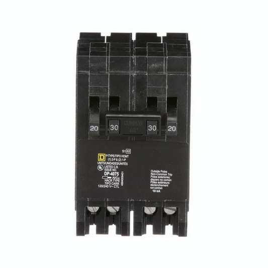 Square D Homeline HOMT2020230CP, Quad, Circuit Breaker
