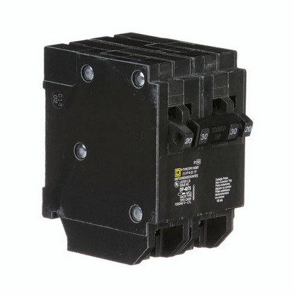 Square D Homeline HOMT2020230CP, Quad, Circuit Breaker