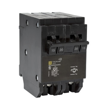 Square D Homeline HOMT215220CP, Quad, Circuit Breaker