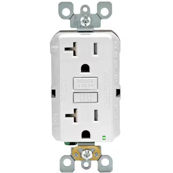 Leviton GFTR2-4W Tamper-Resistant GFCI Outlets