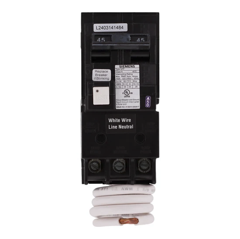 Siemens QP QF245A 45A Double-Pole 120/240V GFCI Circuit Breaker