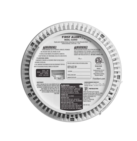 BRK SC6W01 Hardwire Smoke & CO Alarm