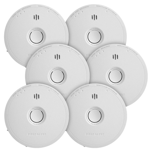 BRK SC6W01 Hardwire Smoke & CO Alarm (6-Pack)