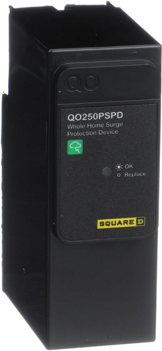 Square D QO QO250PSPD 50kA Whole House Surge Protector 120/240V Plug-On Neutral