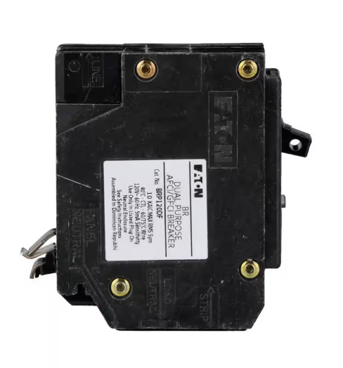 Eaton BR BRP120A1CS AFCI Dual Function Combination Circuit Breaker