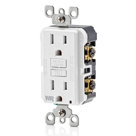 Leviton, GFWT1-W,  15 Amp GFCI Weather-Resistant Outlet (10 pack)