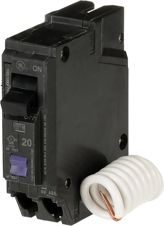ABB Q-Line THQL1120DFP 20 Amp Single-Pole 120V Dual-Function AFCI/GFCI Circuit Breaker