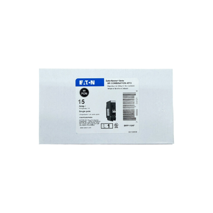 Eaton BR BRP115AF 15 Amp Single-Pole 120V AFCI Circuit Breaker