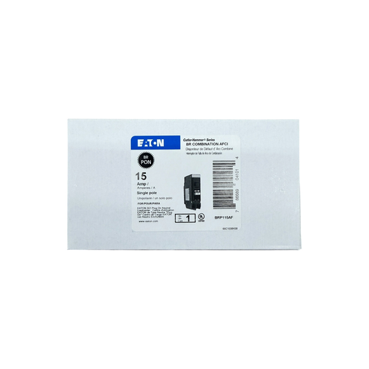 Eaton BR BRP115AF 15 Amp Single-Pole 120V AFCI Circuit Breaker