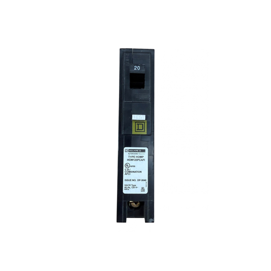 Square D Homeline HOM120PCAFIC 20A Single-Pole 120V AFCI Circuit Breaker