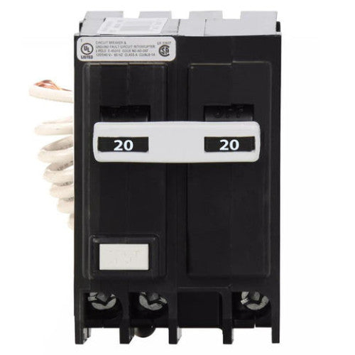CUTLER HAMMER GFTCB220 Miniature Circuit Breaker 2P 20A 120/240V-AC