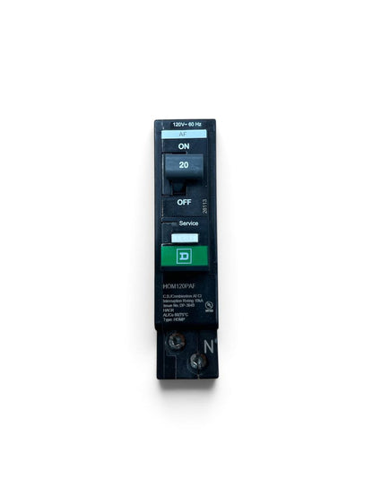 Square D Homeline HOM120PAF 20A Single-Pole 120V Combination AFCI Circuit Breaker
